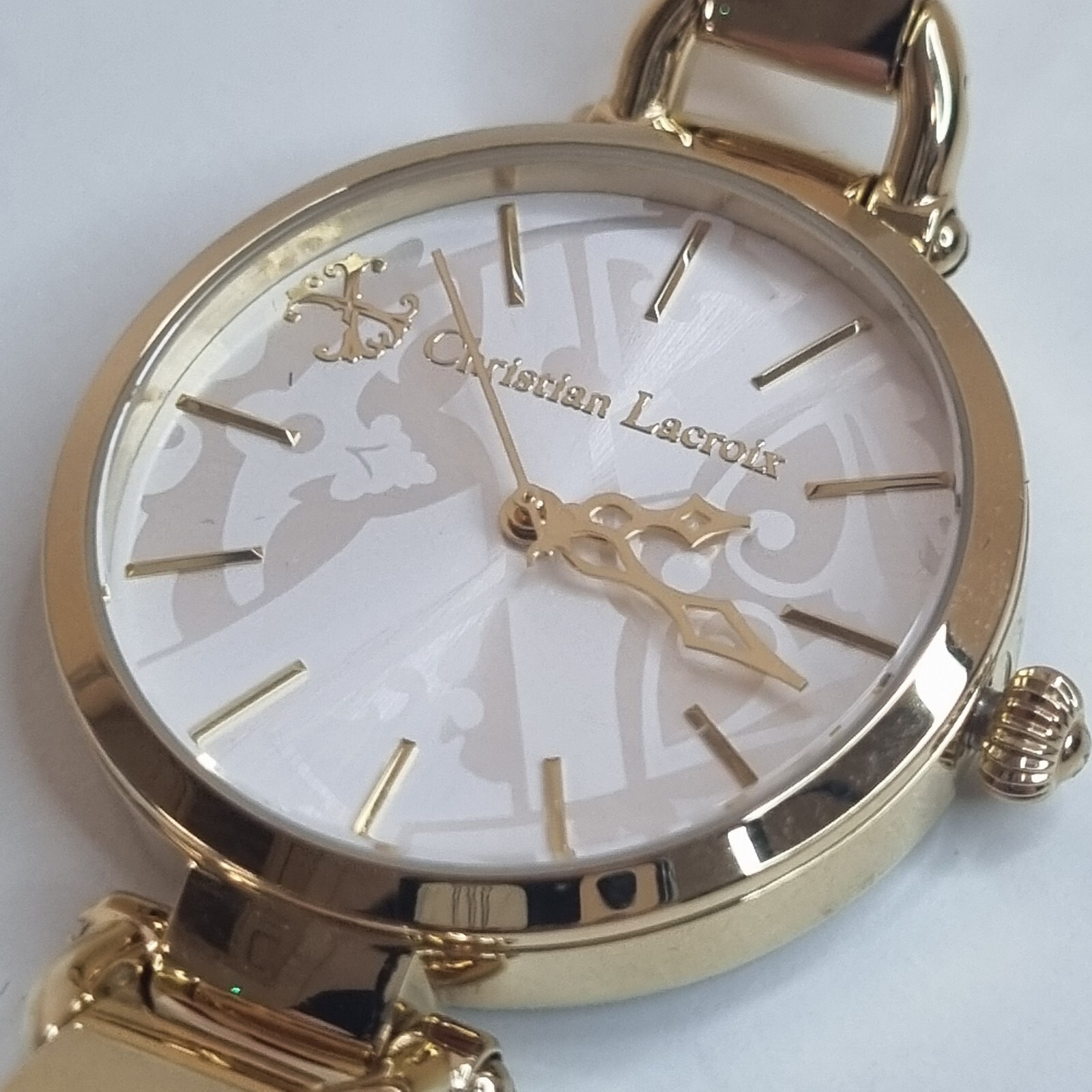 Christian Lacroix Gold Ladies Elegant Bracelet Watch N°8008413 New Old Stock