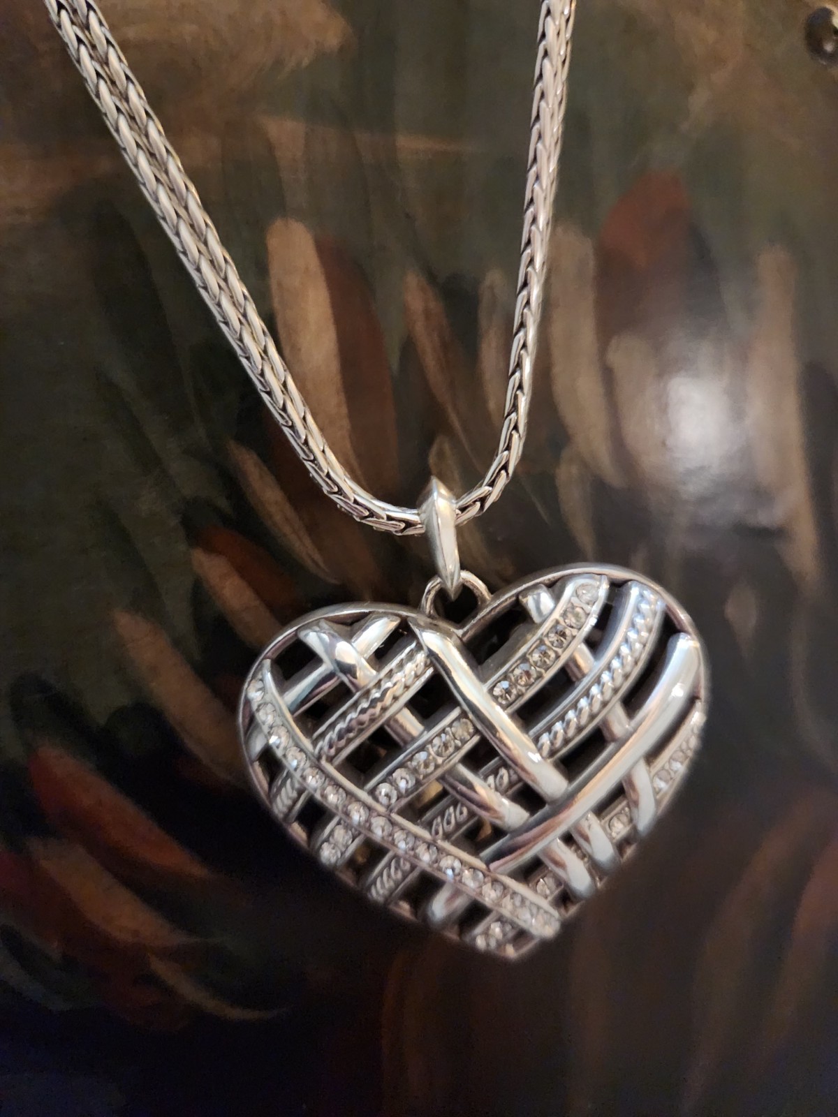 Brighton Neptune’s Rings Convertible Reversible Heart Necklace. NWOT