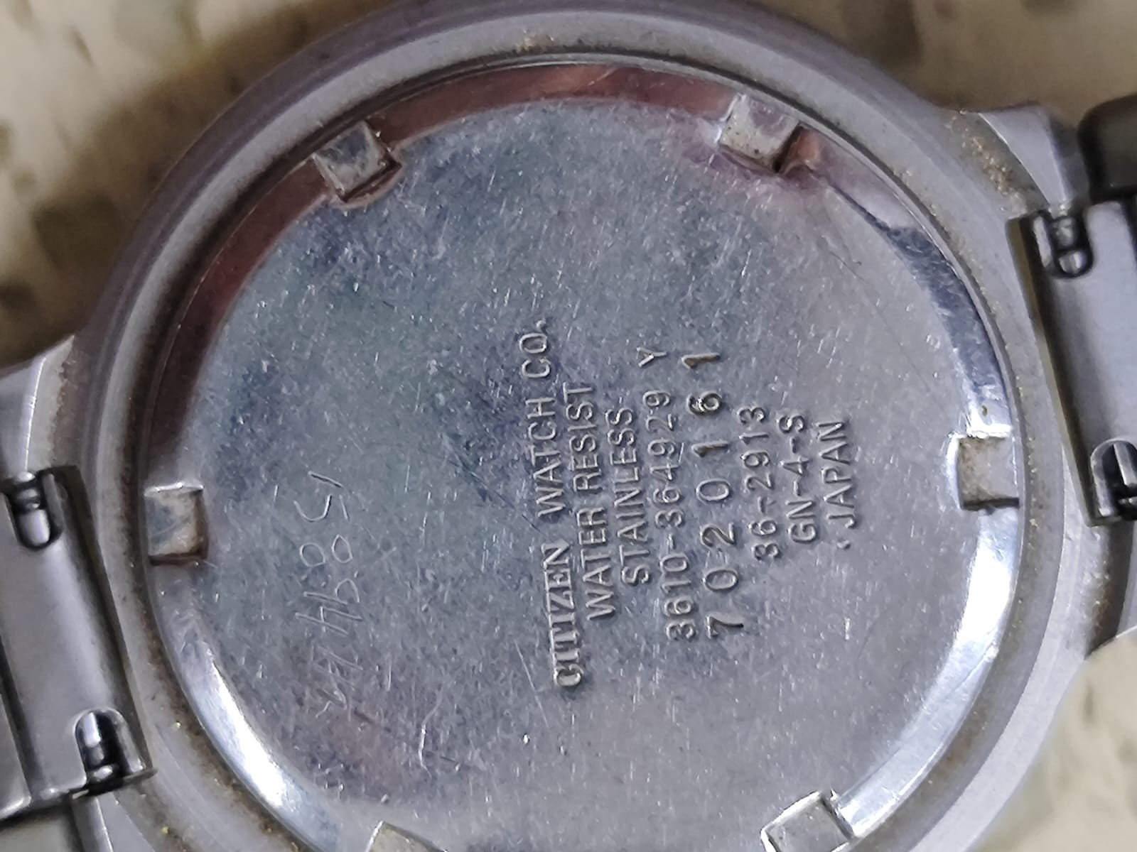 1987 CITIZEN DIVERS 100M 36-2913/ 3610-364929 VERY RARE NOT WORK 36mm