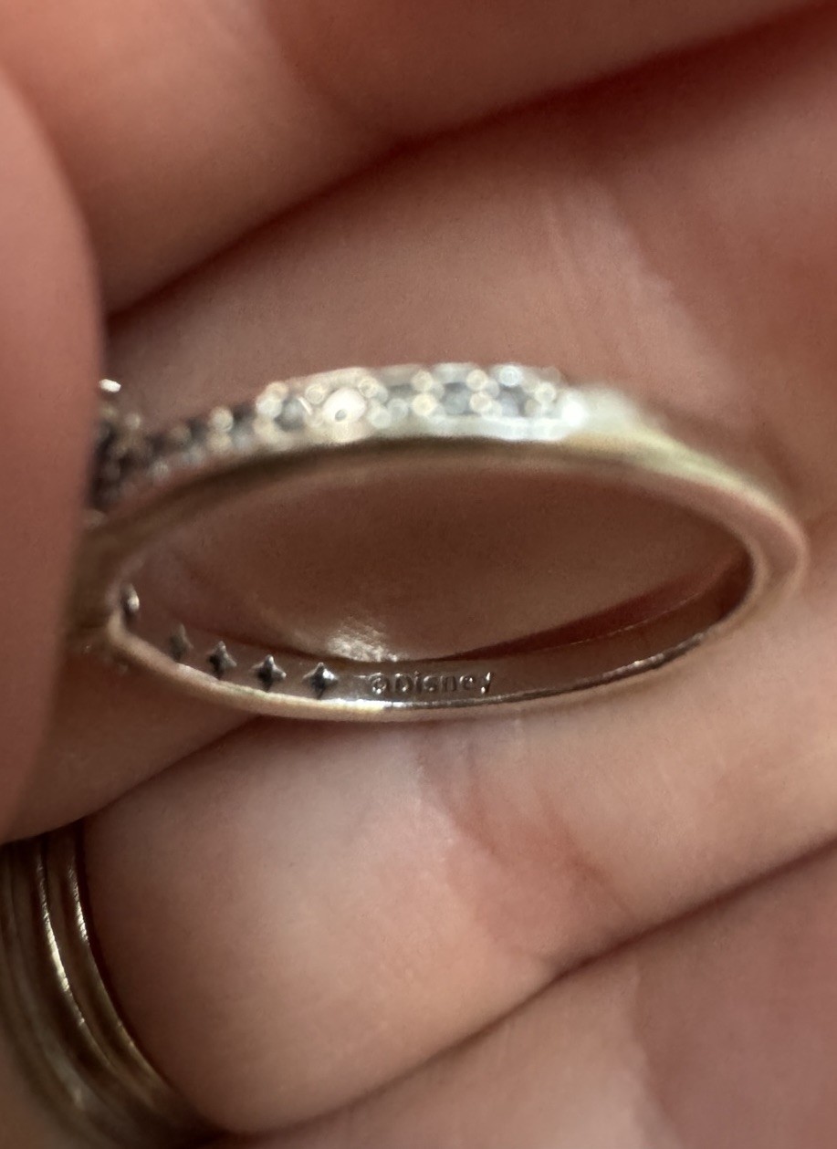Pandora Disney Princess Tiana Ring 925 Sterling Silver Size 56 (7.5)