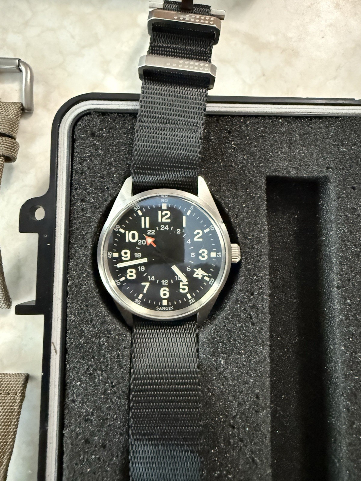 Sangin Brushed Overlord Quartz watch