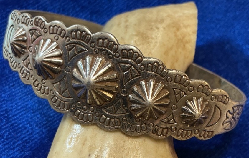 VINTAGE SOUTHWEST FRED HARVEY CUFF, NO TURQUOISE