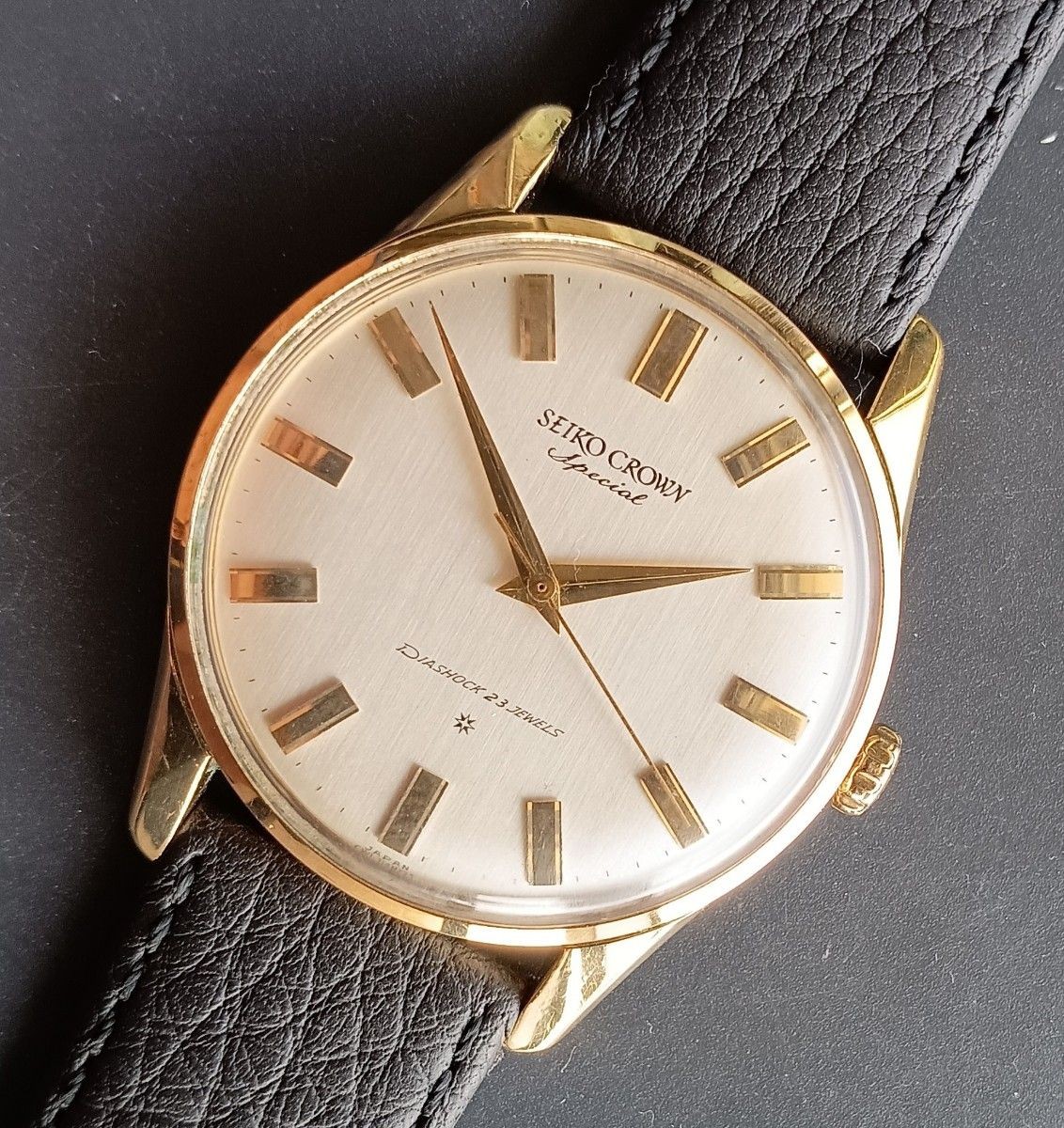 [B1P] Seiko Crown Special 23 Jewels SD Dial Hand Wound Vintage OH [g8t]