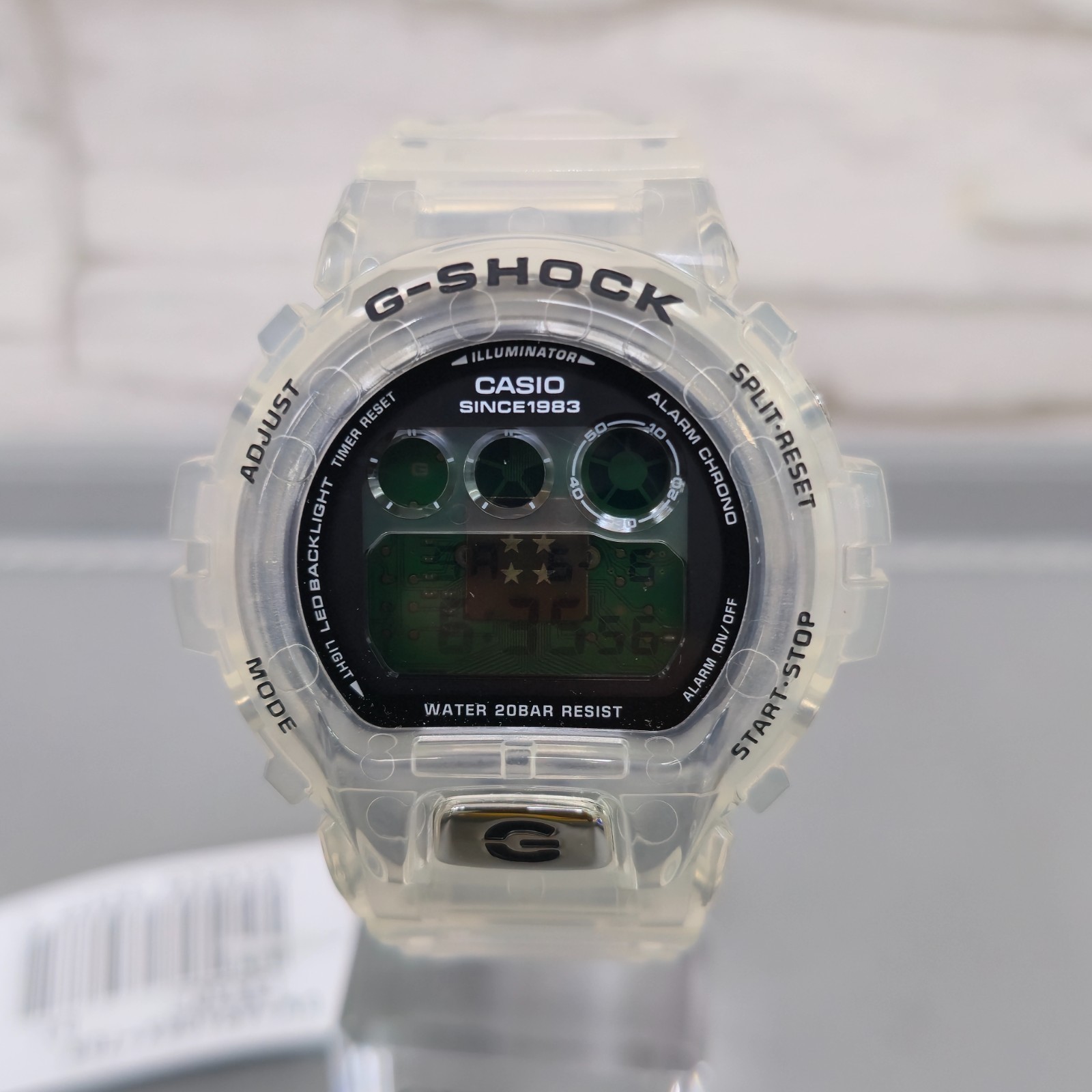 Casio G-Shock 40th Anniversary Clear Remix DW-6940RX-7 Digital New Men’s Watch