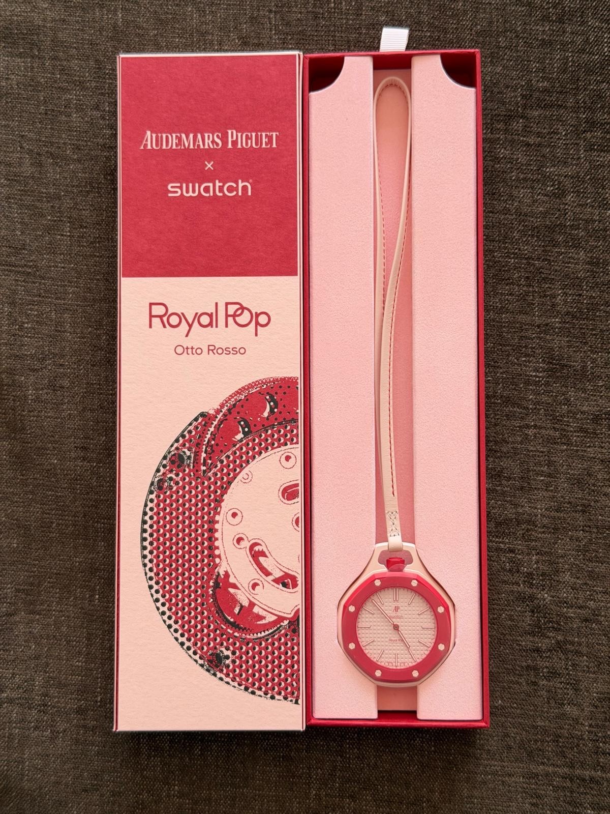 Swatch x AP – Royal Pop Otto Rosso – In Hand – With Receipt & 2 Year Warranty