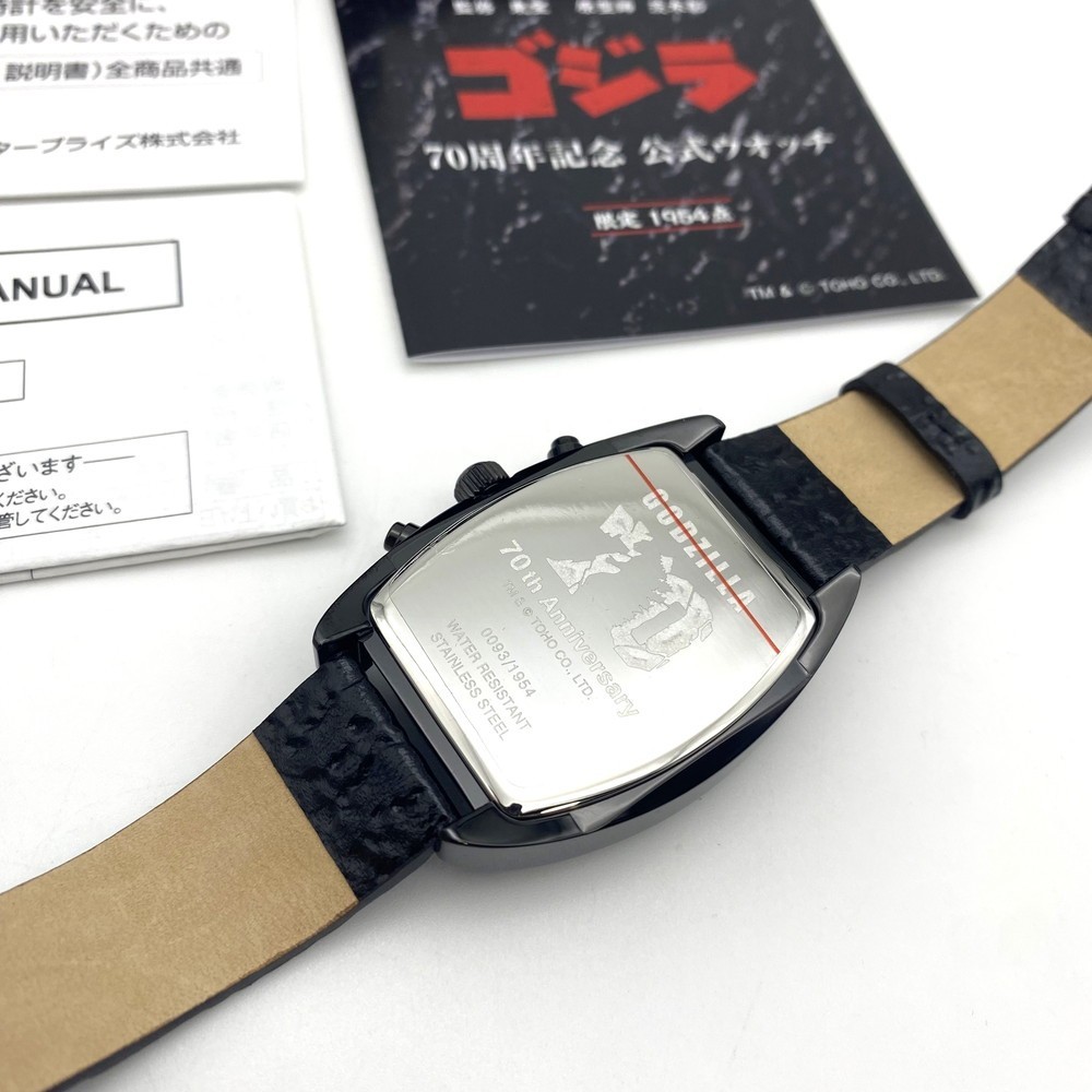 GODZILLA 70th Anniversary Official Watch Limited ED 1954 TOHO Japan NEW 2025