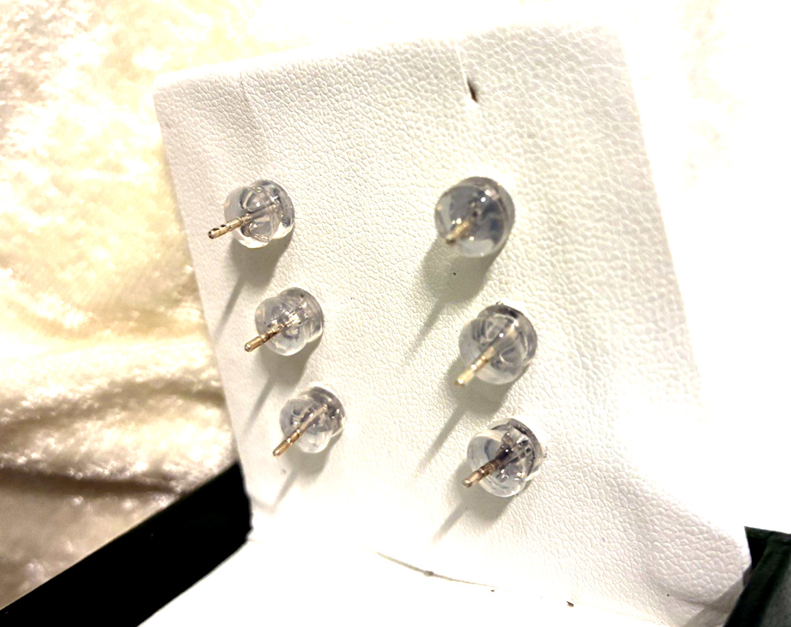 CONNEMARA MARBLE SET OF 3 DIFFERENT MOTIF STERLING SILVER EARRINGS (M4790-52)