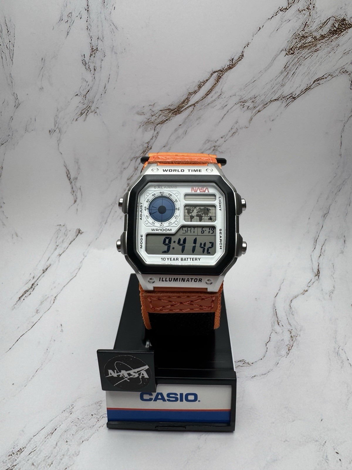 Brand New Modified Casio Royale AE-1200 NASA World Time Watch