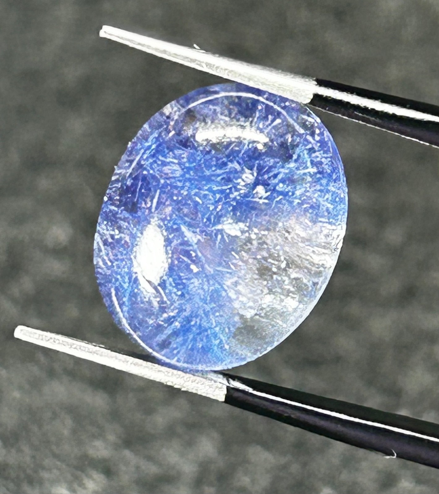 LPDS-1 Dumortierite in Quartz blue 6.40ct 12x10x7mm rough dumo