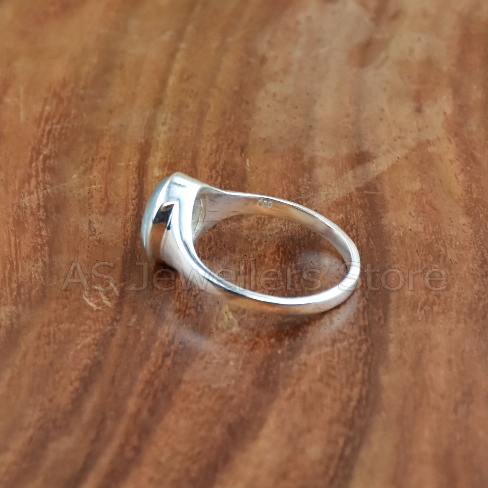 925 Sterling Silver Ring, Aquamarine Ring, Handmade Ring, Gemstone Silver Ring