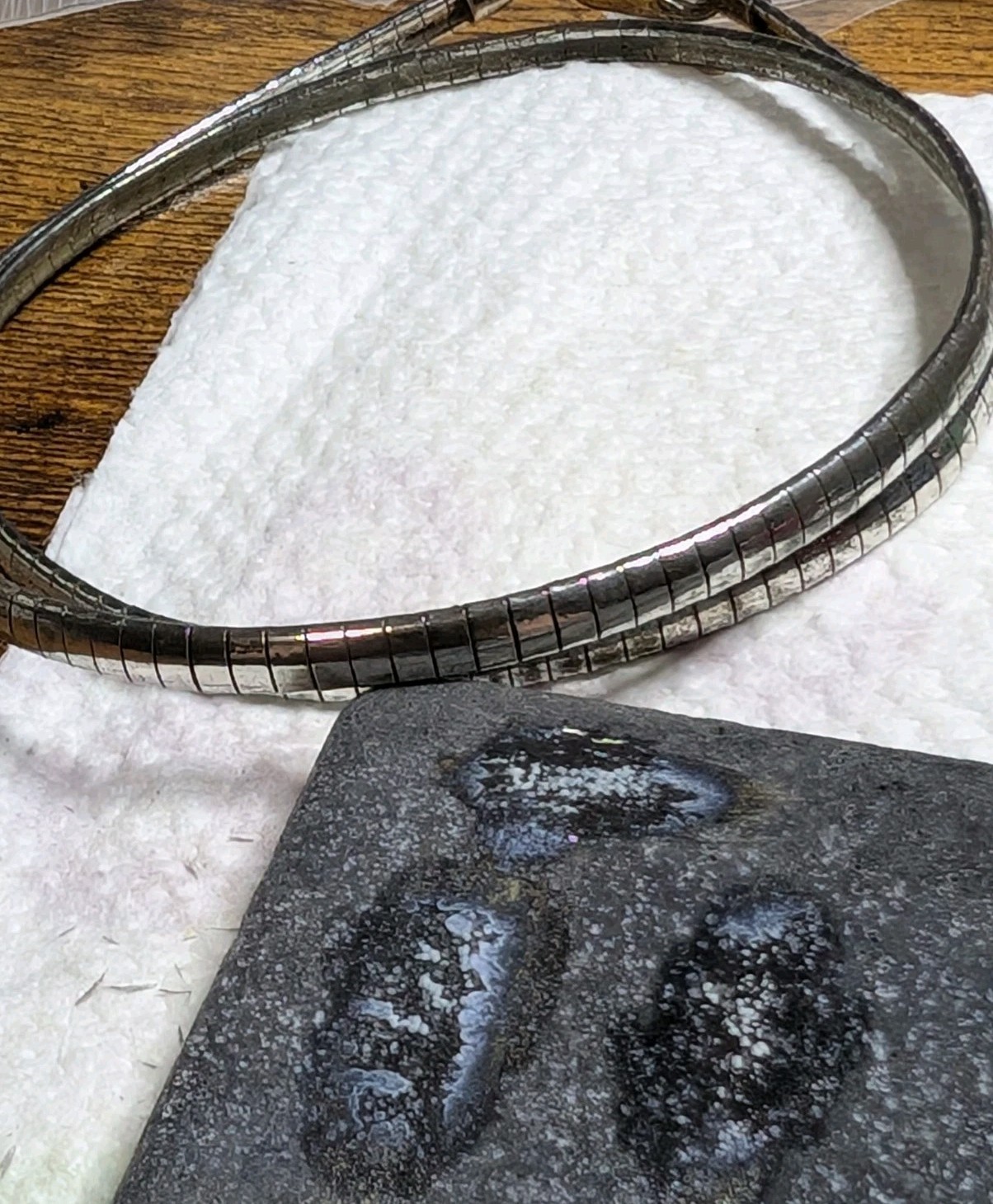 By RCI Vintage Sterling Silver 4mm Omega Italian Chain 925 Necklace 18″ – 20.1g