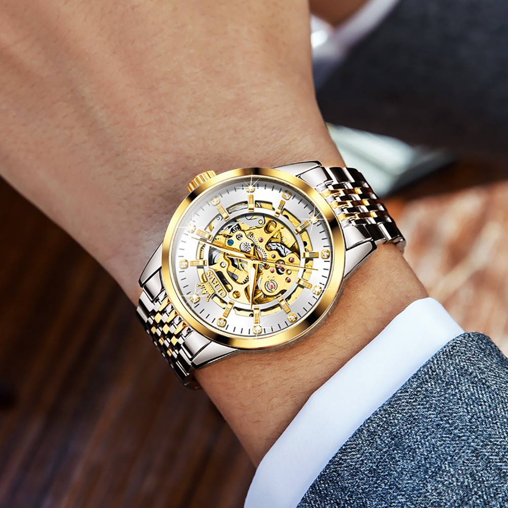 OLEVS 9920 Hot Selling Multi-functiom Luminous Date Display Mechanical Watch
