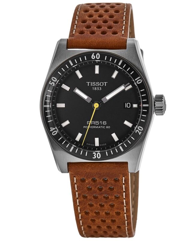 New Tissot PR516 Powermatic 80 Automatic Black Unisex Watch T149.407.16.051.00