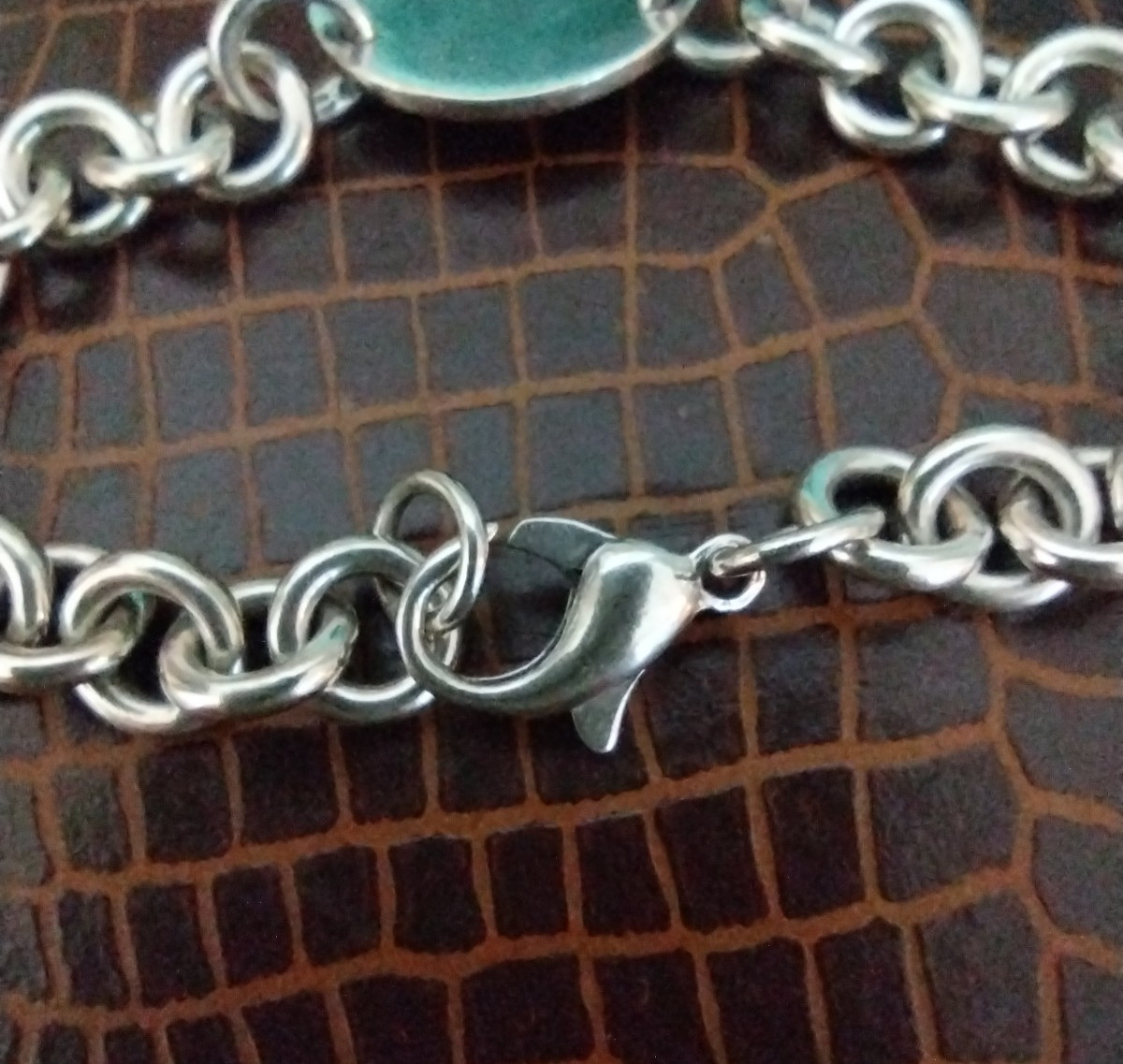 Please Return To Tiffany & Co Oval Tag Charm 7.5″ Bracelet in Sterling Silver