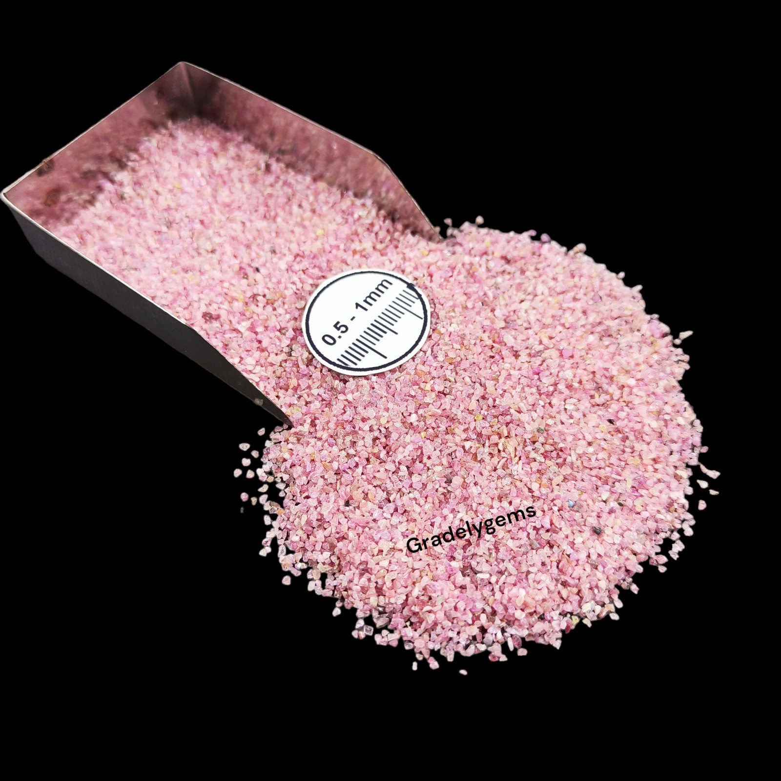 Radiant Ruby Gemstone Crushed Powder – Intense Red Hue for Resin Art, DIY Crafts