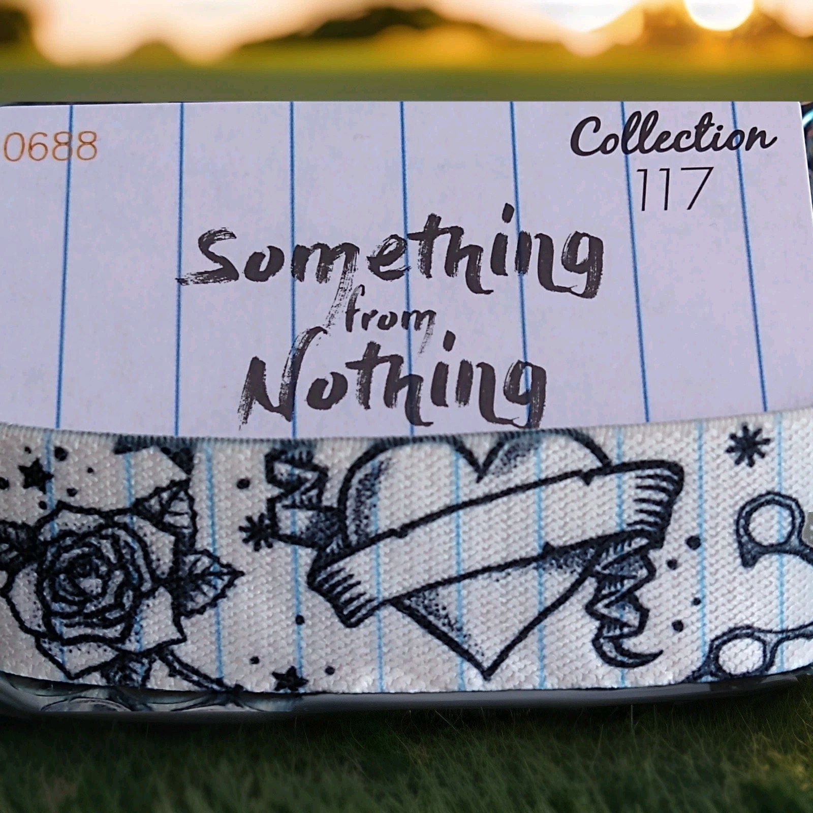 ZOX “Something from Nothing” Strap W/ Card-Silver (SZ Medium)