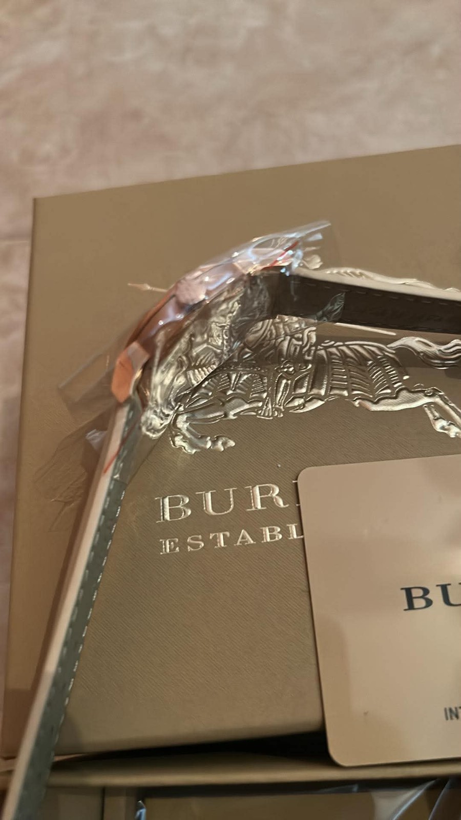 Burberry BU9131 Ladies Watch – Rose Gold – Beige Leather – Brand New – Boxed