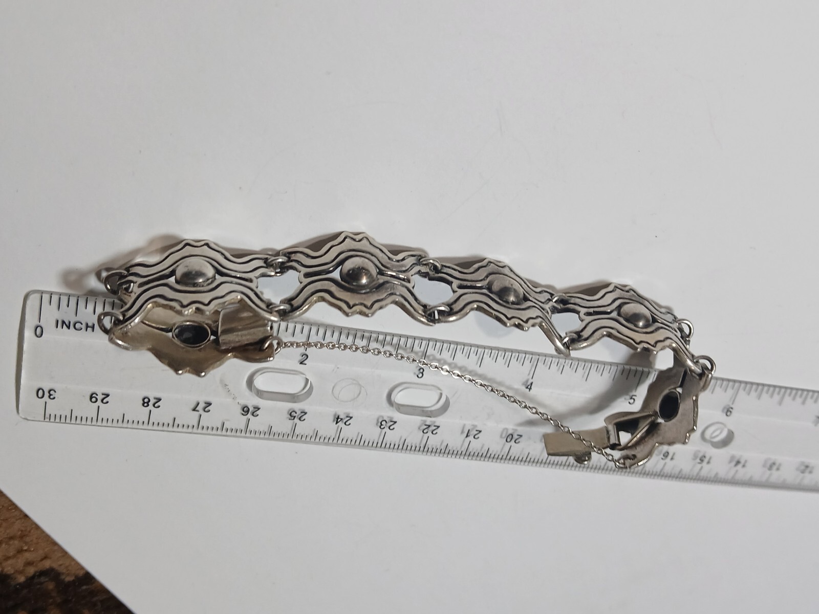VINTAGE ANTONIO REINA STERLING SILVER MEXICO TAXCO 7″ Bracelet