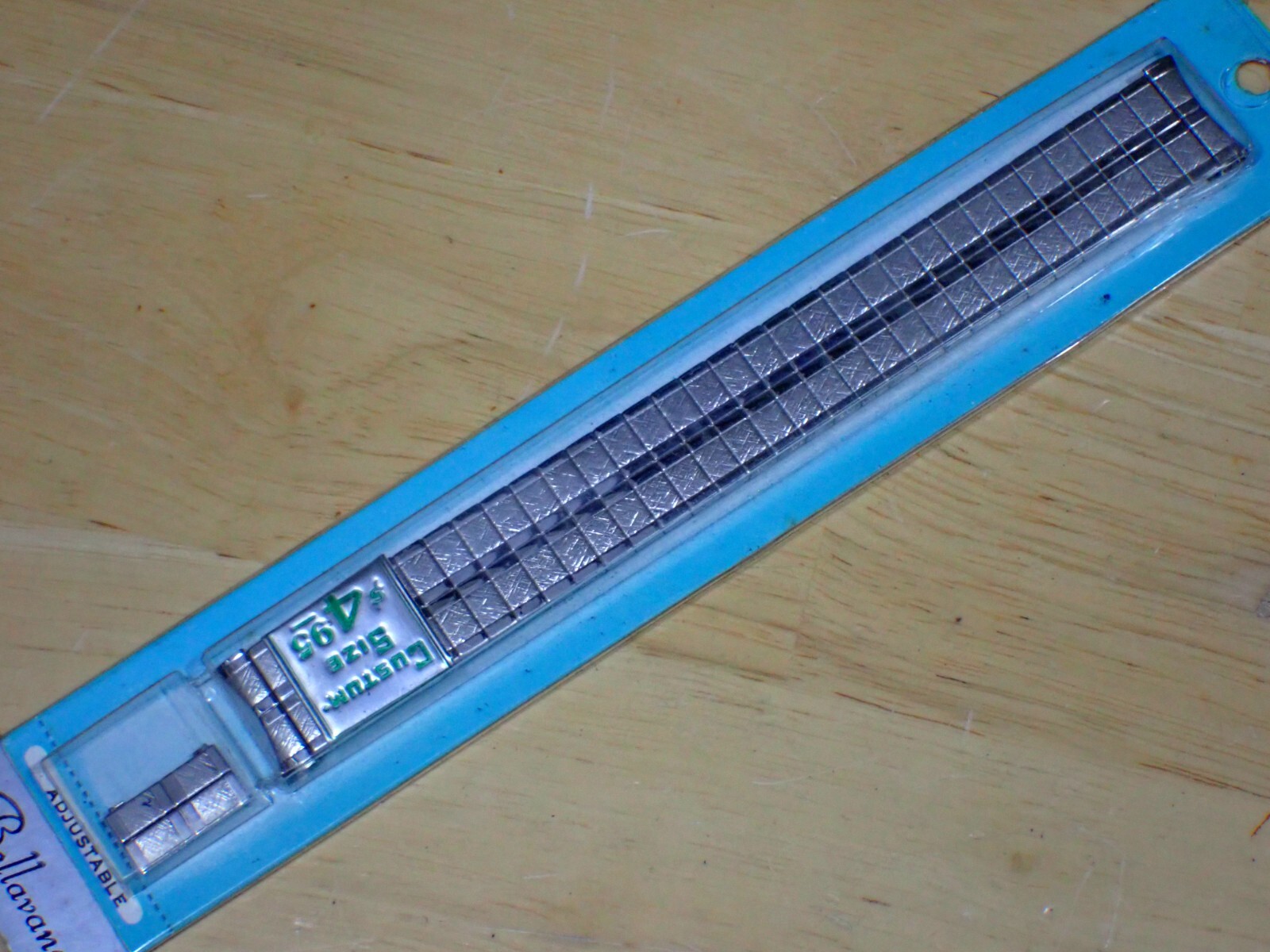 Bellavance Stainless Stretch Men’s Watch Band 17.4 mm 5 5/8″ + Extra Links NOS