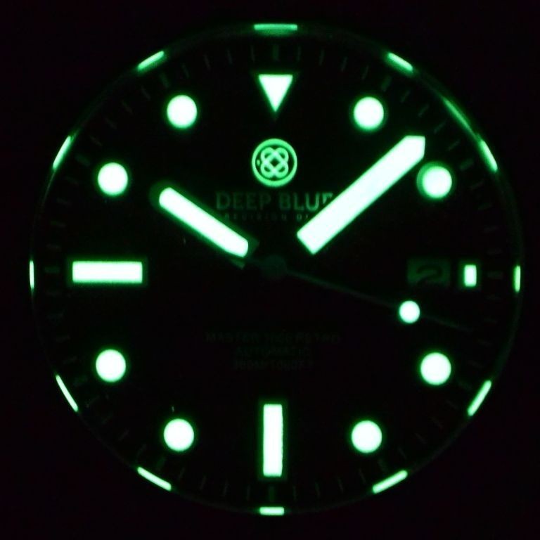DEEP BLUE MASTER 1000 GREEN RETRO AUTOMATIC 44mm