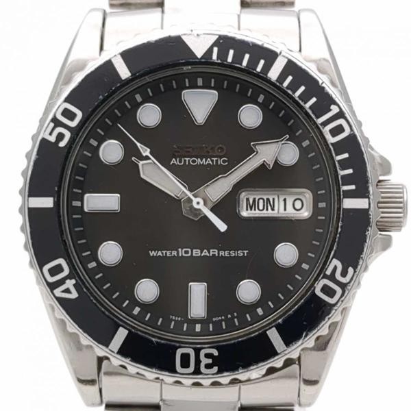 SEIKO Diver 7S26-0040 Black Case Size 40mm Wrist Size 18.5cm Used Watch #91023