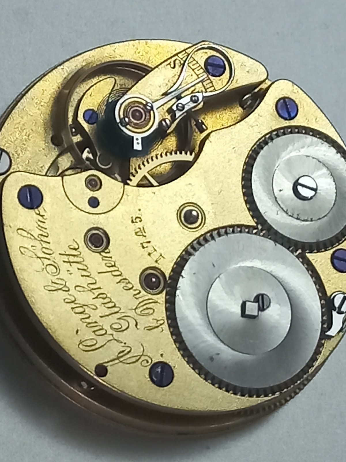 RARE VINTAGE A LANGE SÖHNE GLASHÜTTE POCKET WATCH MOVEMENT