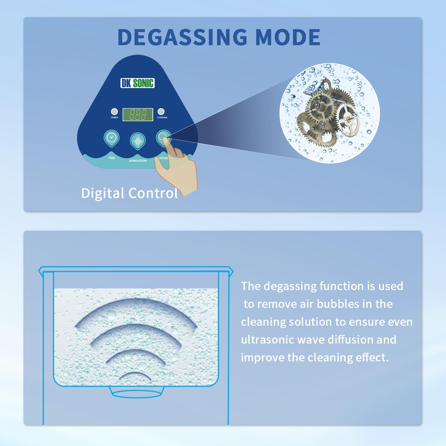 Ultrasonic Cleaning Machine-Ultrasonic Jewelry Cleaner with Digital Timer and…