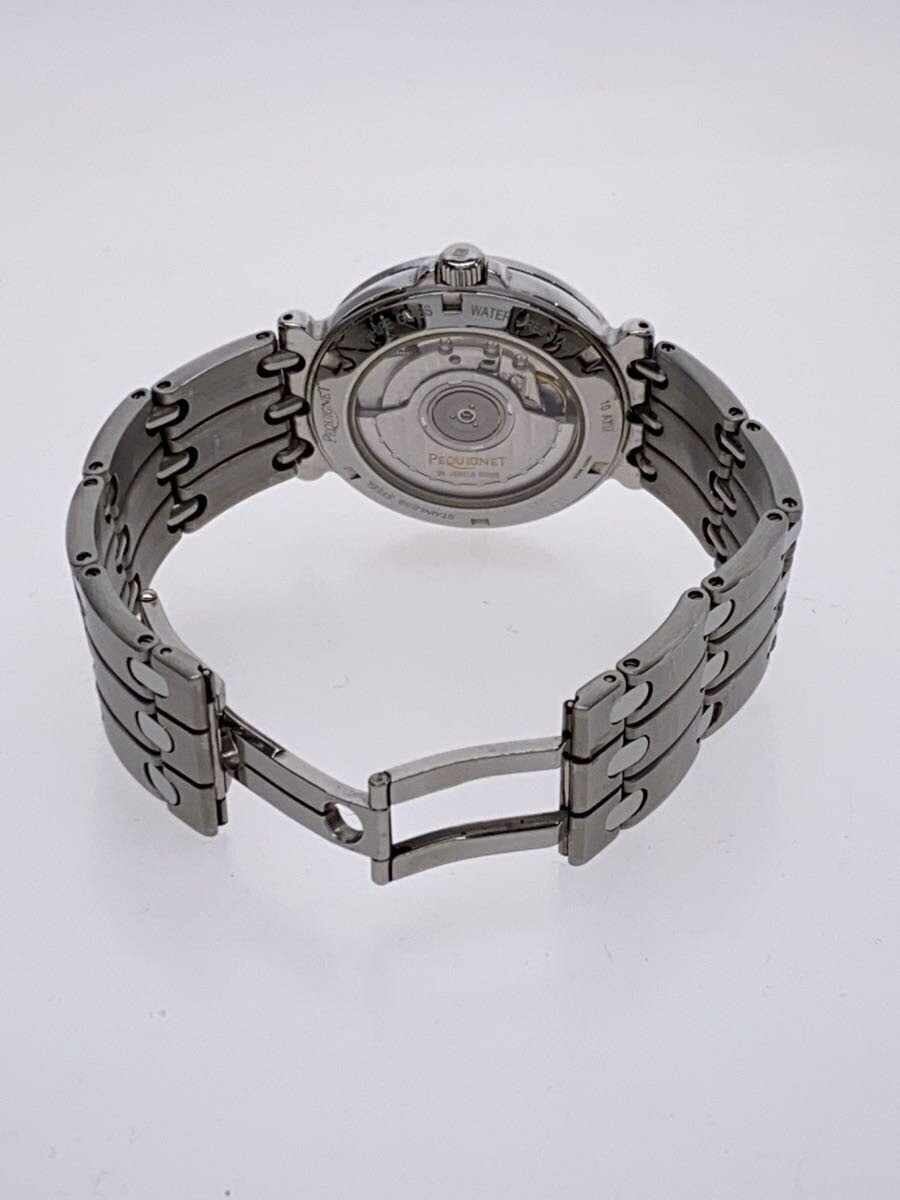PEQUIGNET Automatic Black Dial Watch Near Mint JAPAN