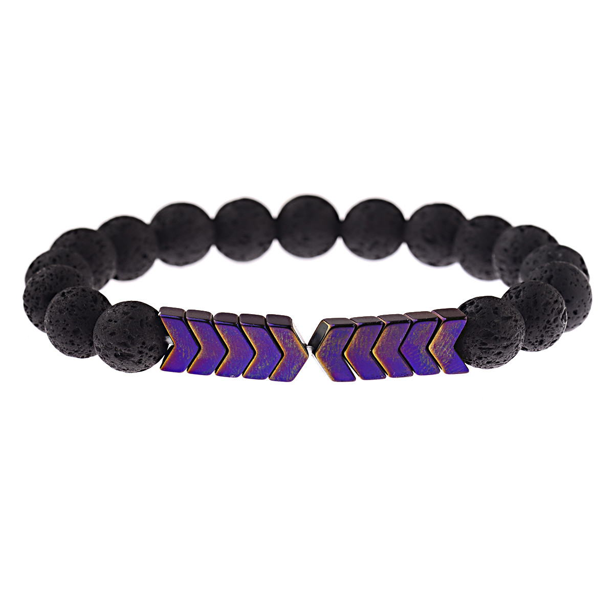 10MM Lava Stone Sacred Arrow Beads Bracelets Hot Sacred Arrow Diffuser Bracelets