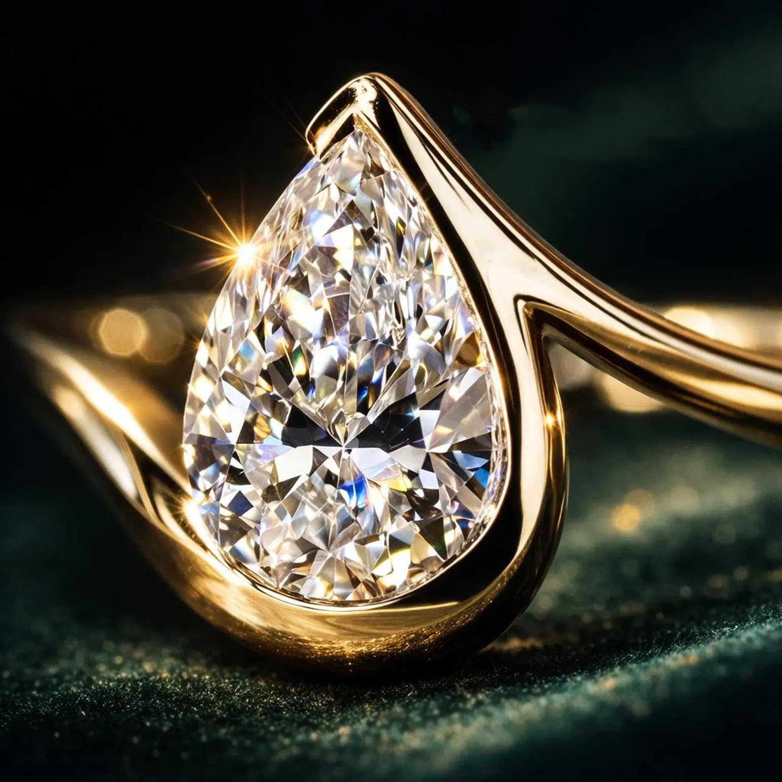 Certified 4.30 Ct White Treated Diamond Solitaire Ring In 925 Silver Certified