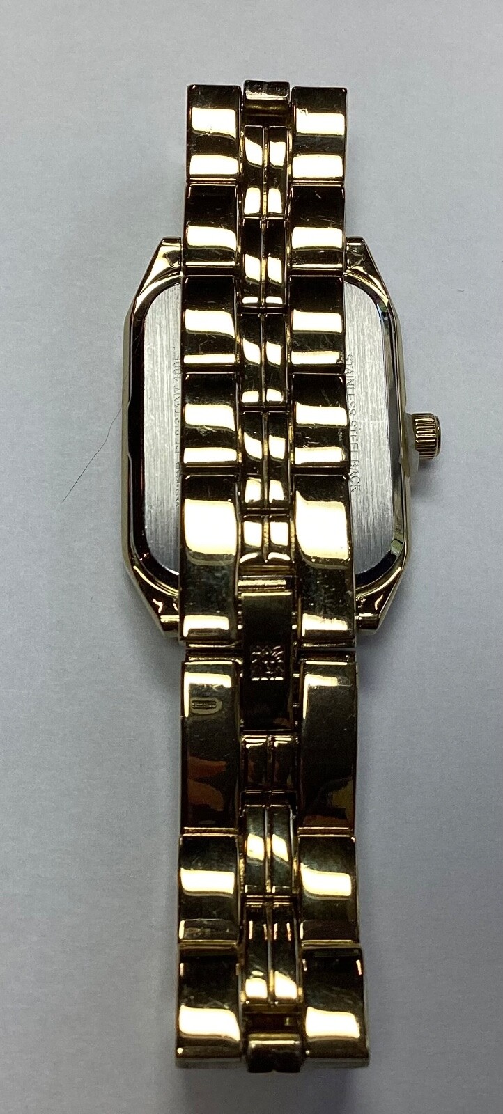 Anne Klein Womens Watch Gold Black Octagon Bezel WR 100 Feet New Battery
