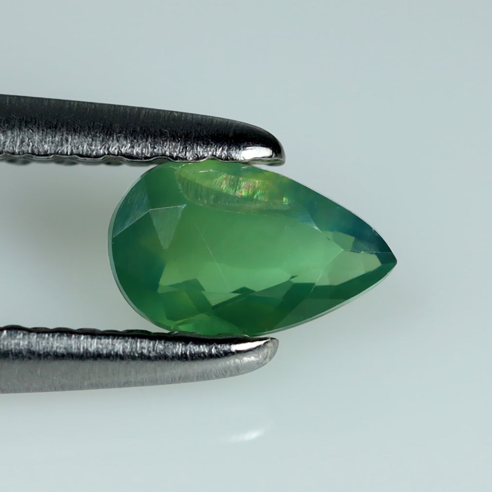 0.23 ct Pear (5.16 x 3.22 mm) Green Natural Unheated Alexandrite Gemstone