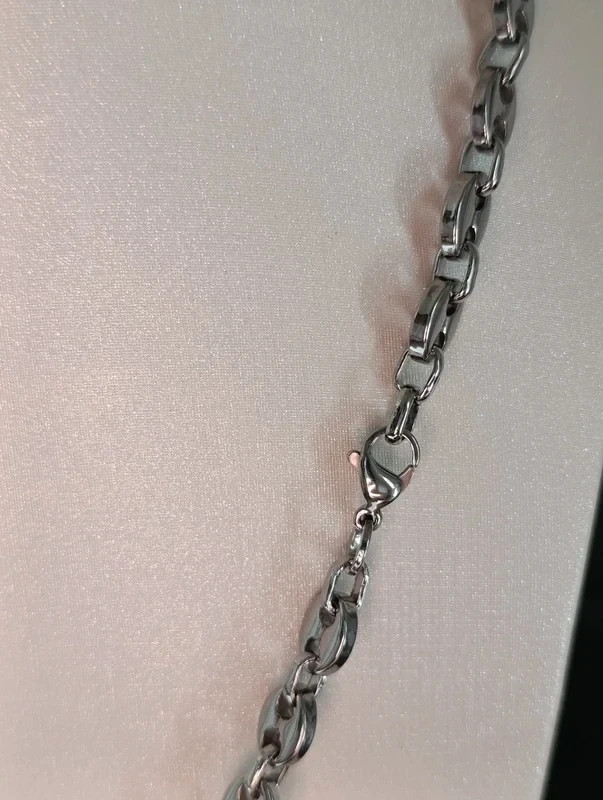 Stainless Steel 7mm Gucci Link Chain Necklace 22 Inch Unisex