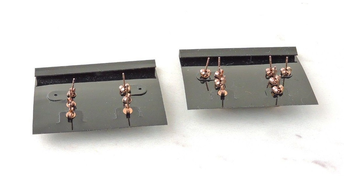 Stainless Steel Bronze IP Plated Ball Stud Earrings 2 mm – 8 mm – Free Gift Pack