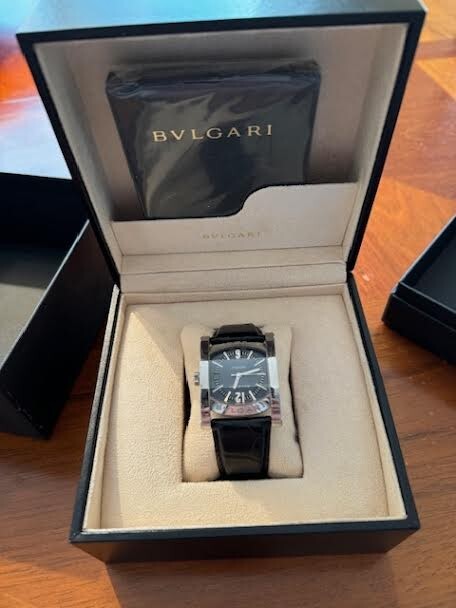 BVLGARI Assioma AA44S Automatic bracelet men’s watch in original box