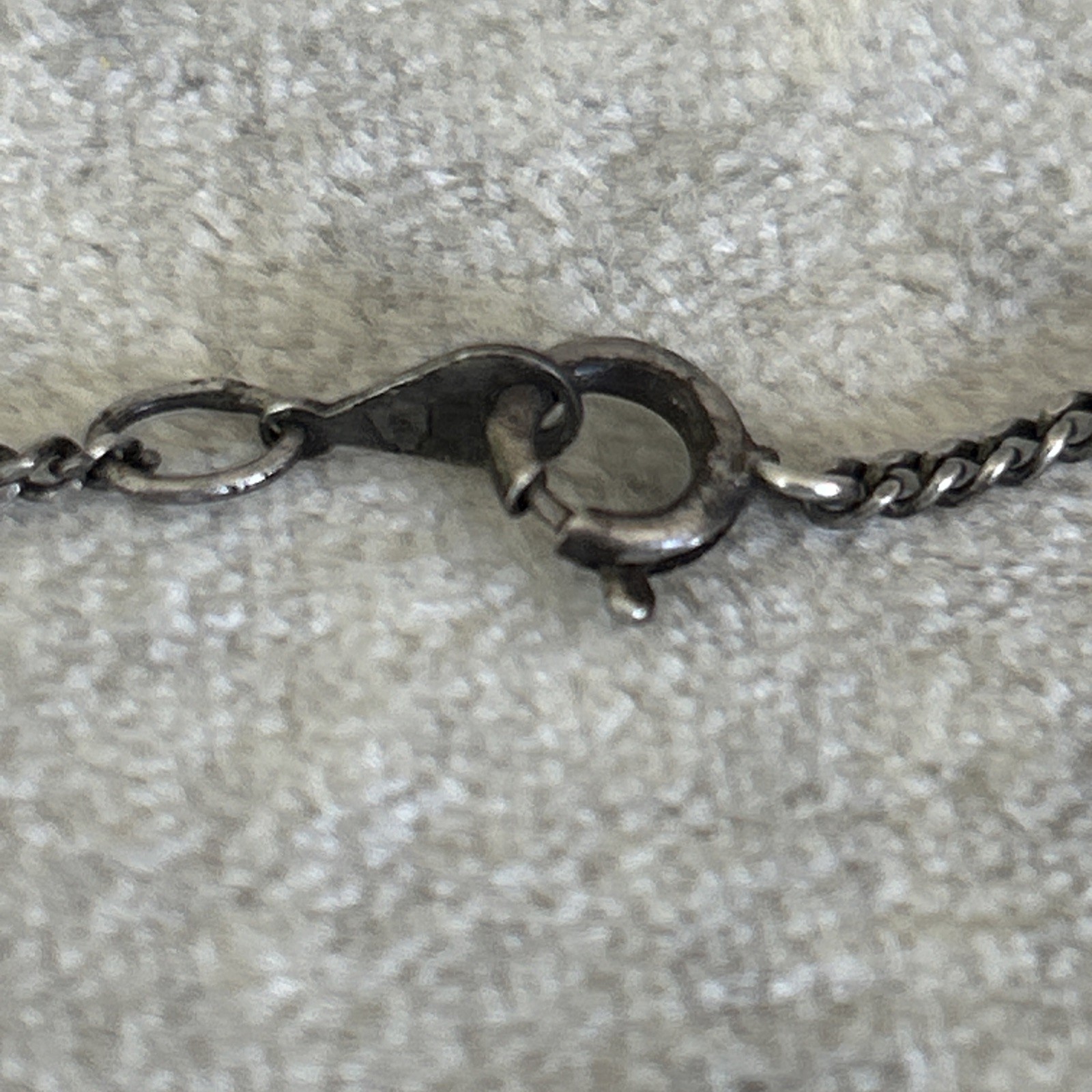 Vintage Hecho En Mexico Sterling Silver Chain Necklace 20 1/2” 3.8G