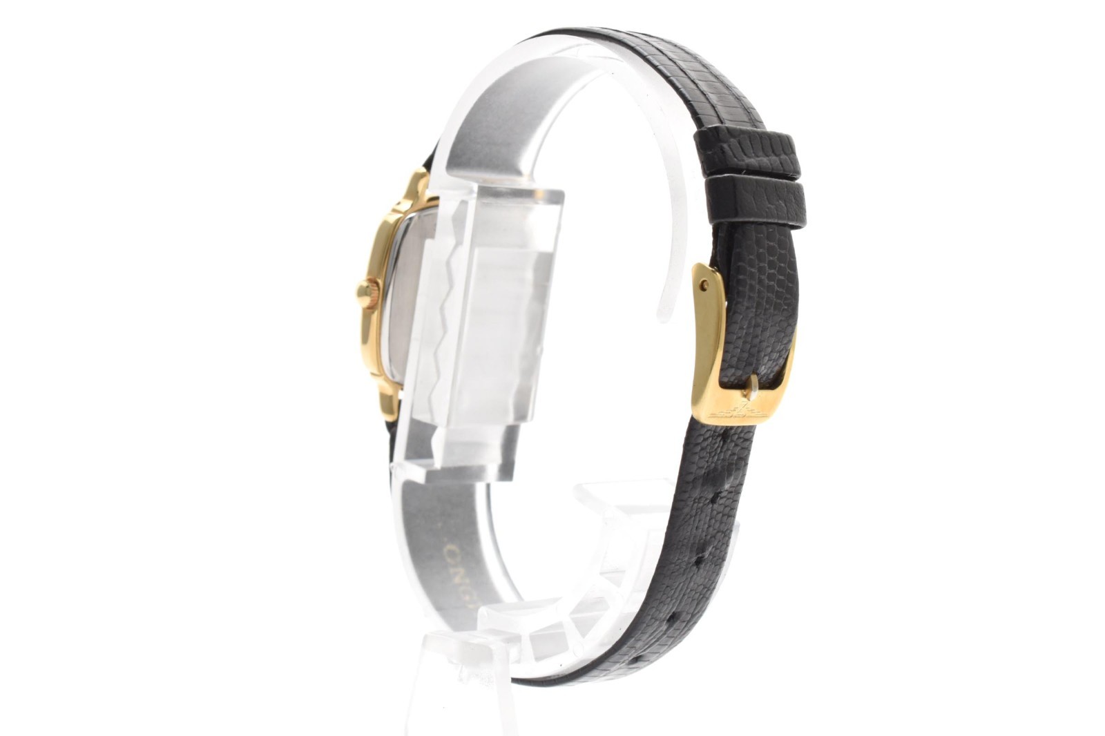 Vintage [N MINT] LONGINES 153 6880 Gold White Dial 22mm Qz Ladies Watch JAPAN