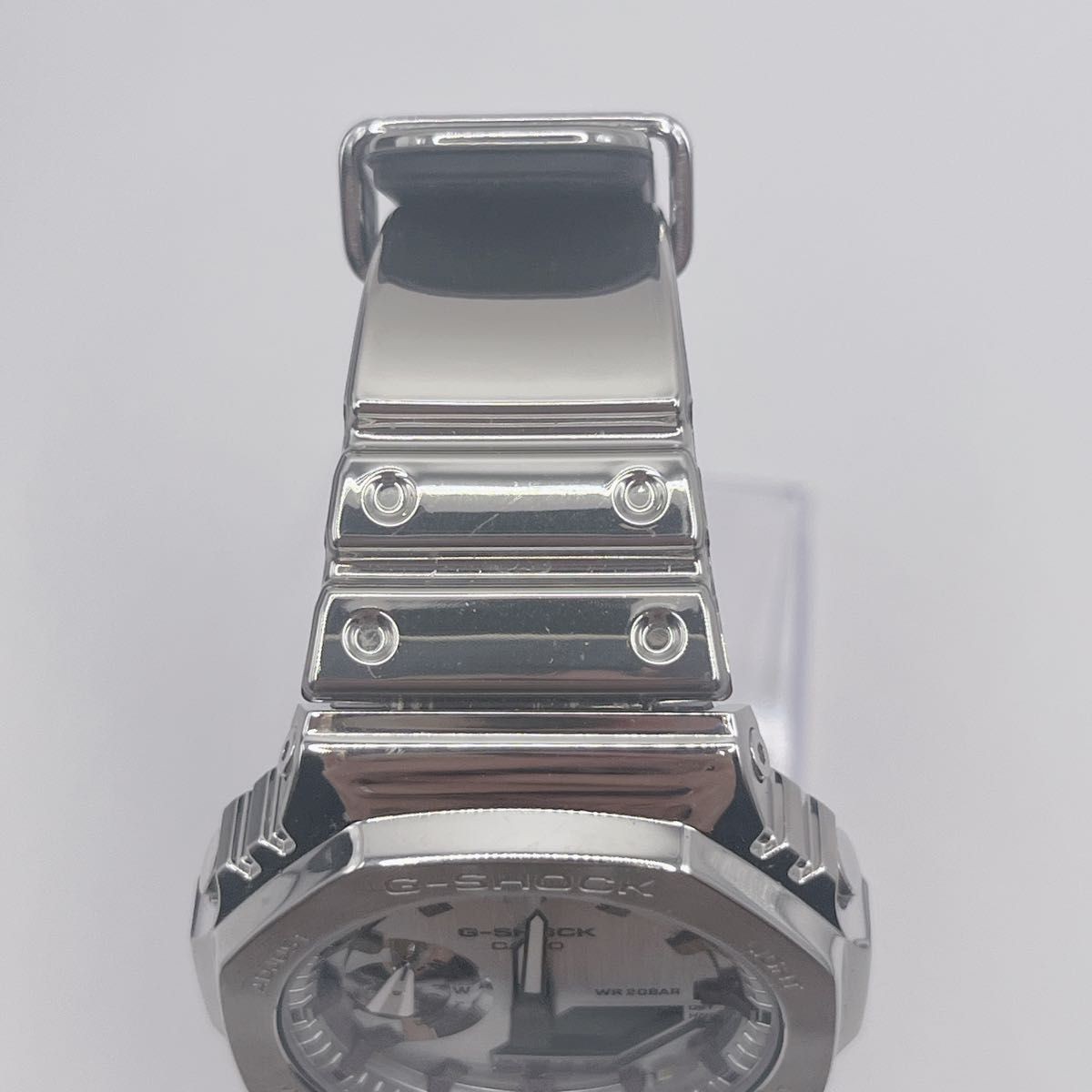 item CASIO G SHOCK GM 2100 1AJF metal bezel men’s wristwatch analog digital silv