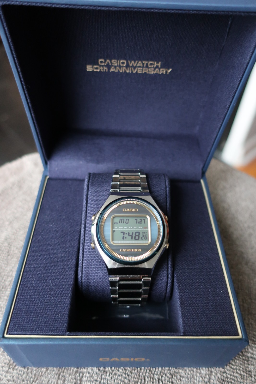 Casio Casiotron 50th Anniversary Edition Made in Japan, Exc Cond, w/box, papers