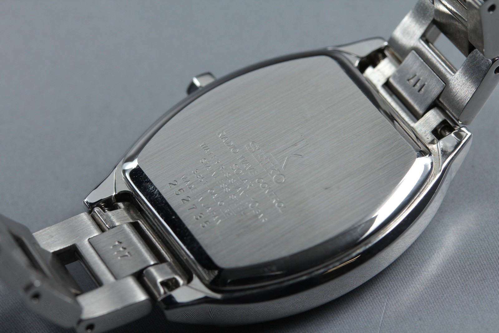 [Near MINT] Seiko Lk 3B51-0Ae0 Analog Solar Women Radio Wave Watch From JAPAN