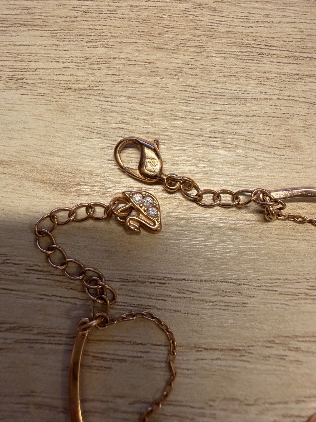 Swarovski Sublima Rose Gold-Tone Bangle Bracelet