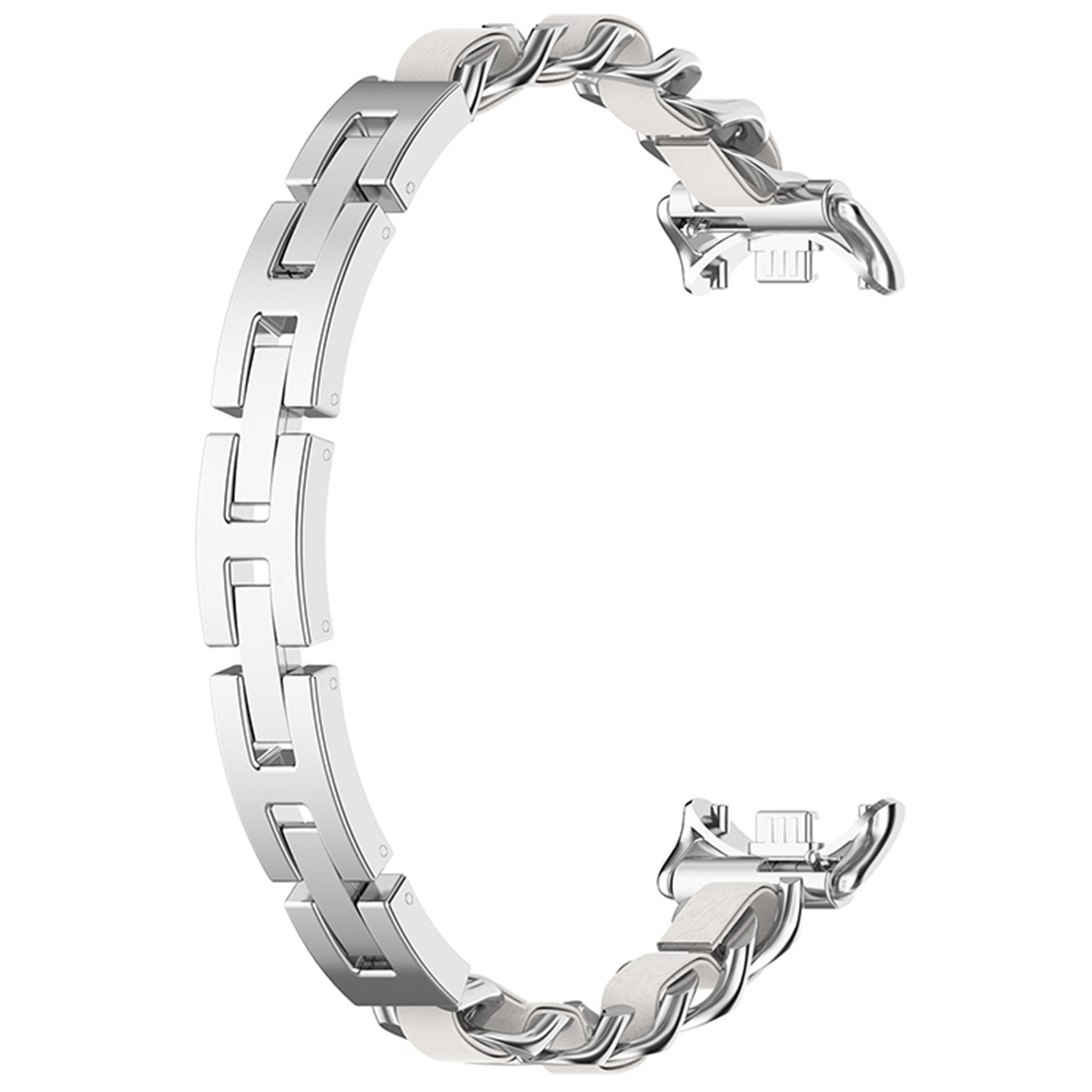 Black/Silver/Rose Gold Fashion Bracelet Model Metal Watch Strap Belt for Band8