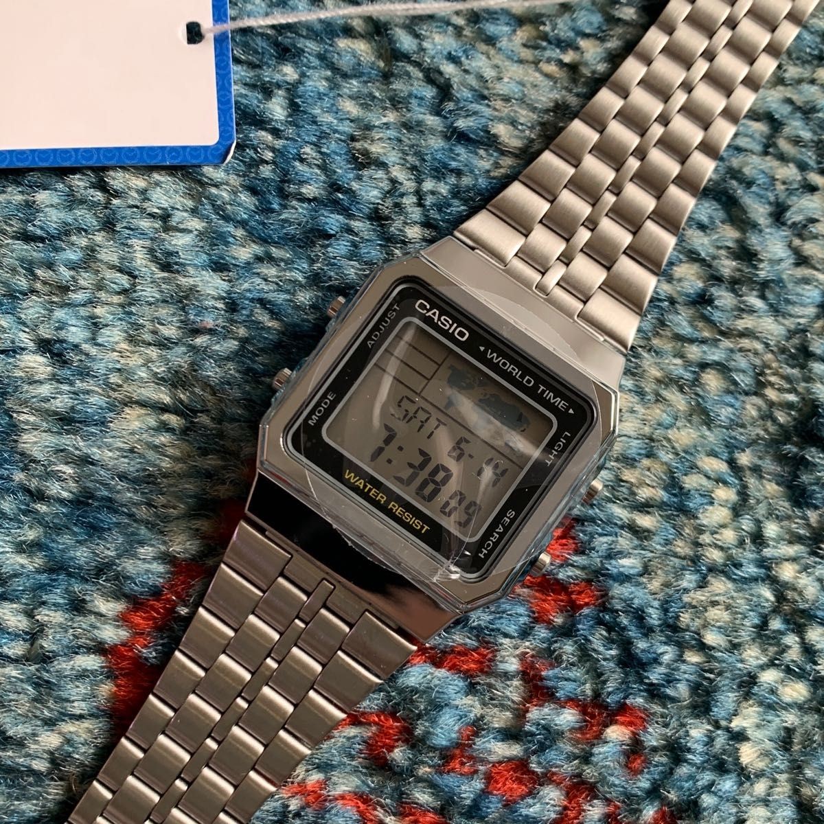 No Brand New Casio Digital Watch World Time Multi Time Function Screen with Prot