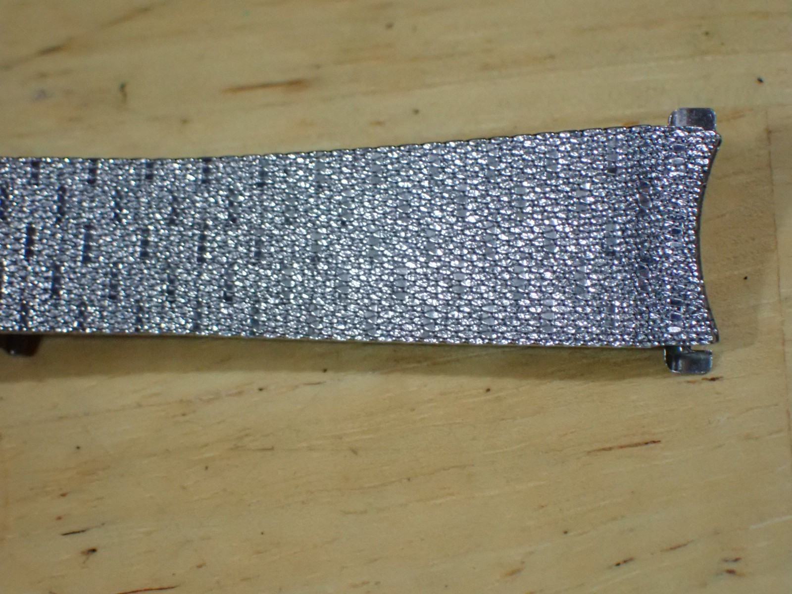 Vintage KREISLER Stainless MESH Deployment Watch Band 17.4 mm end Mint