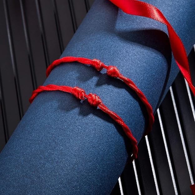 6 Pieces Red String Bracelets Kabbalah Red Cord Bracelet for Protection Women Me