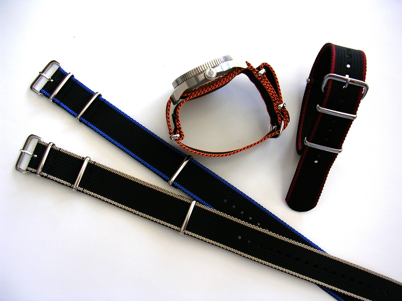 NATO G10 ® EDGE™ Military strap Heavy Nylon watch band RAF stitch Bond IW SUISSE