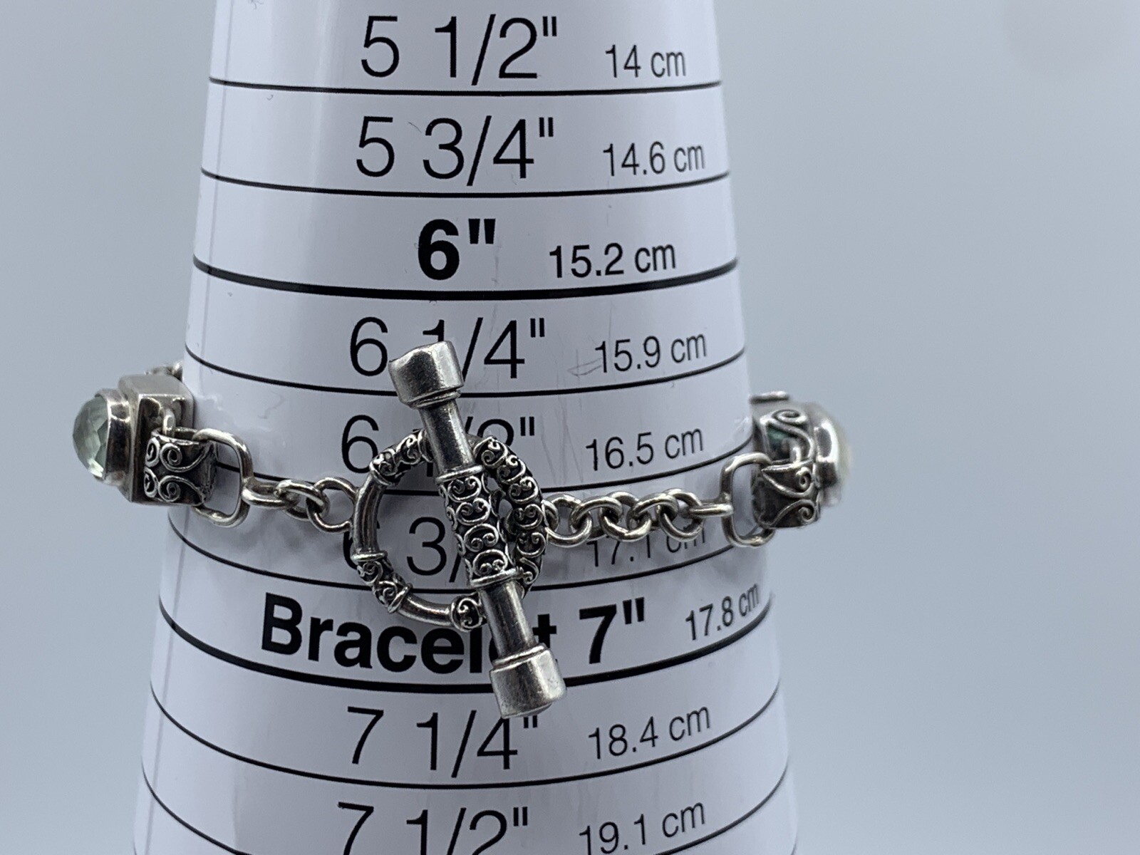 Fuzion Creations .925 Sterling Silver CZ Bracelet