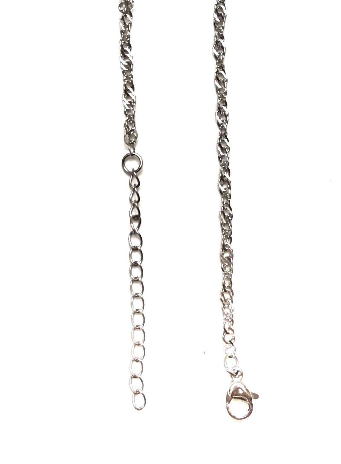 New Mustard Seed Dainty Heart Pendant On 18” Stainless Steel Twist Necklace!