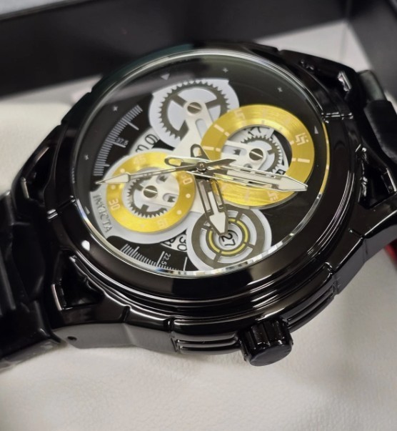 Invicta S1 Rally Men’s Watch – 44mm, Black (79009)