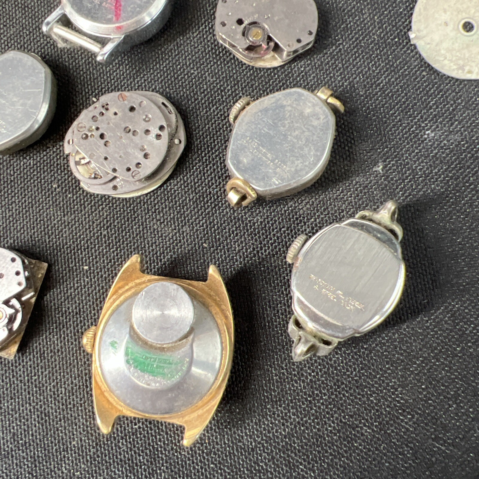 16 Lot Vintage Antique Ladies Watches TIMEX Military UFO Art Deco 60’s (parts)